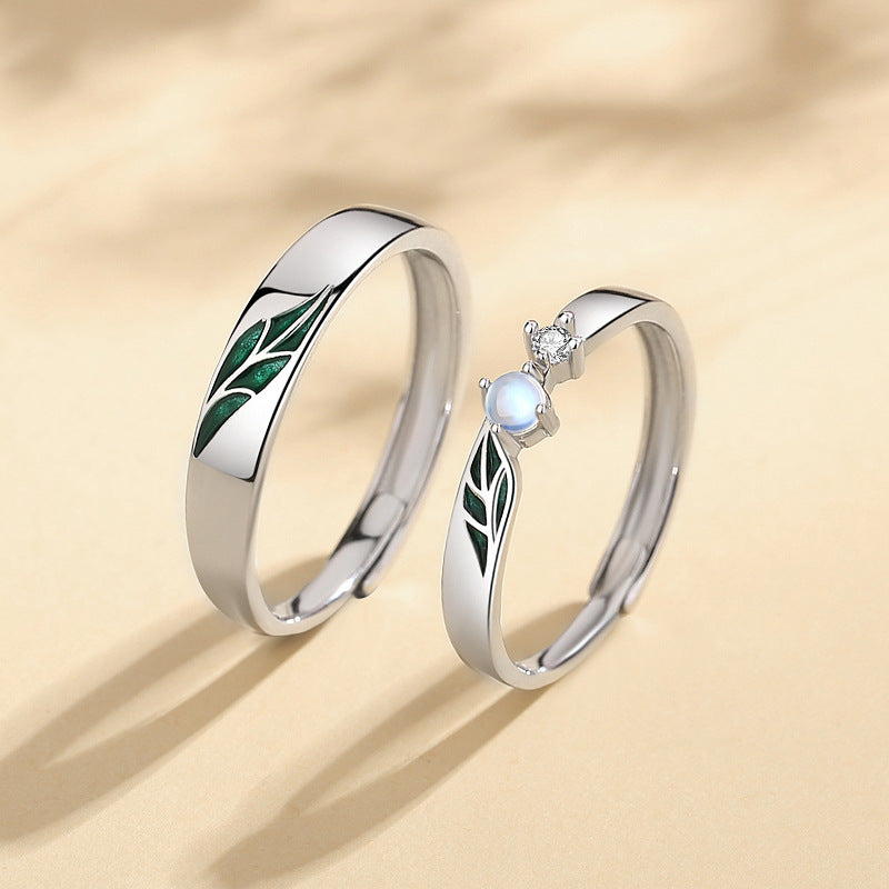 Love Begins With Sterling Silver 925 Couple Ring – Gifts for Couples — 1