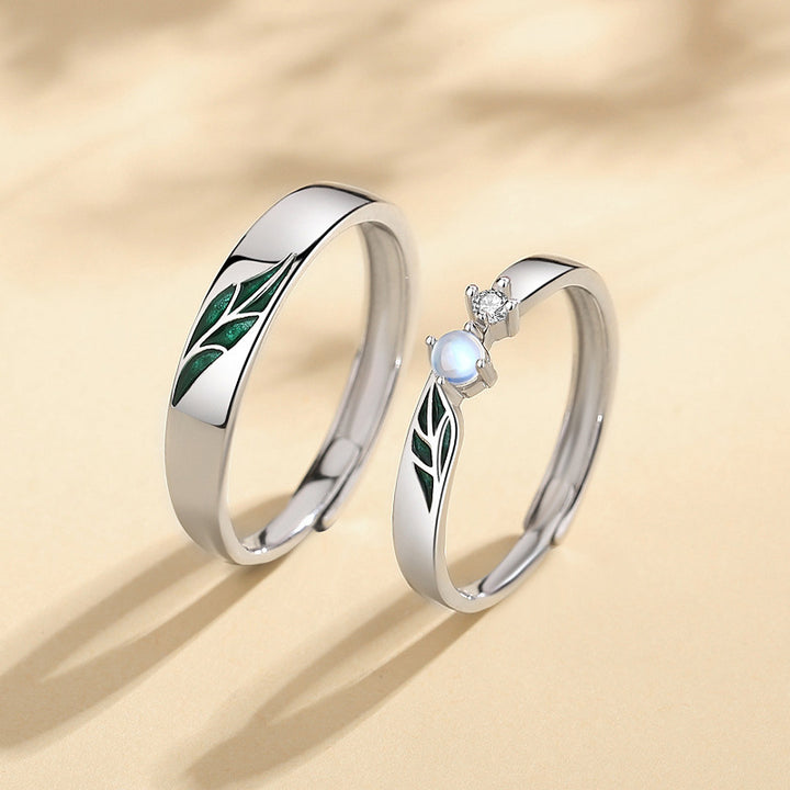 Love Begins With Sterling Silver 925 Couple Ring – Gifts for Couples — 1