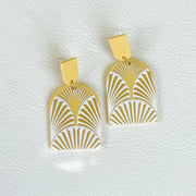 Women's Fashionable Silver Pin Plate Printed Pattern – Gifts for Her — 8