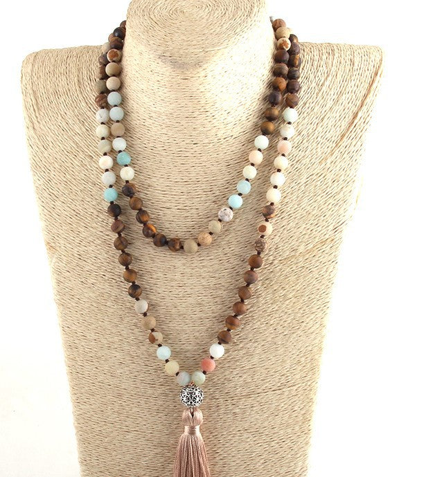 Colorful Tassel 3D Yoga Woman Elegant Boho – Jewelry Gift Ideas — 1