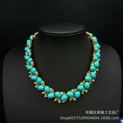Fashionable Elegant Court Turquoise Necklace – Jewelry Gift Ideas — 7