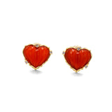 Anti Allergy Small Red Heart Earrings – Thoughtful Gifts — 2