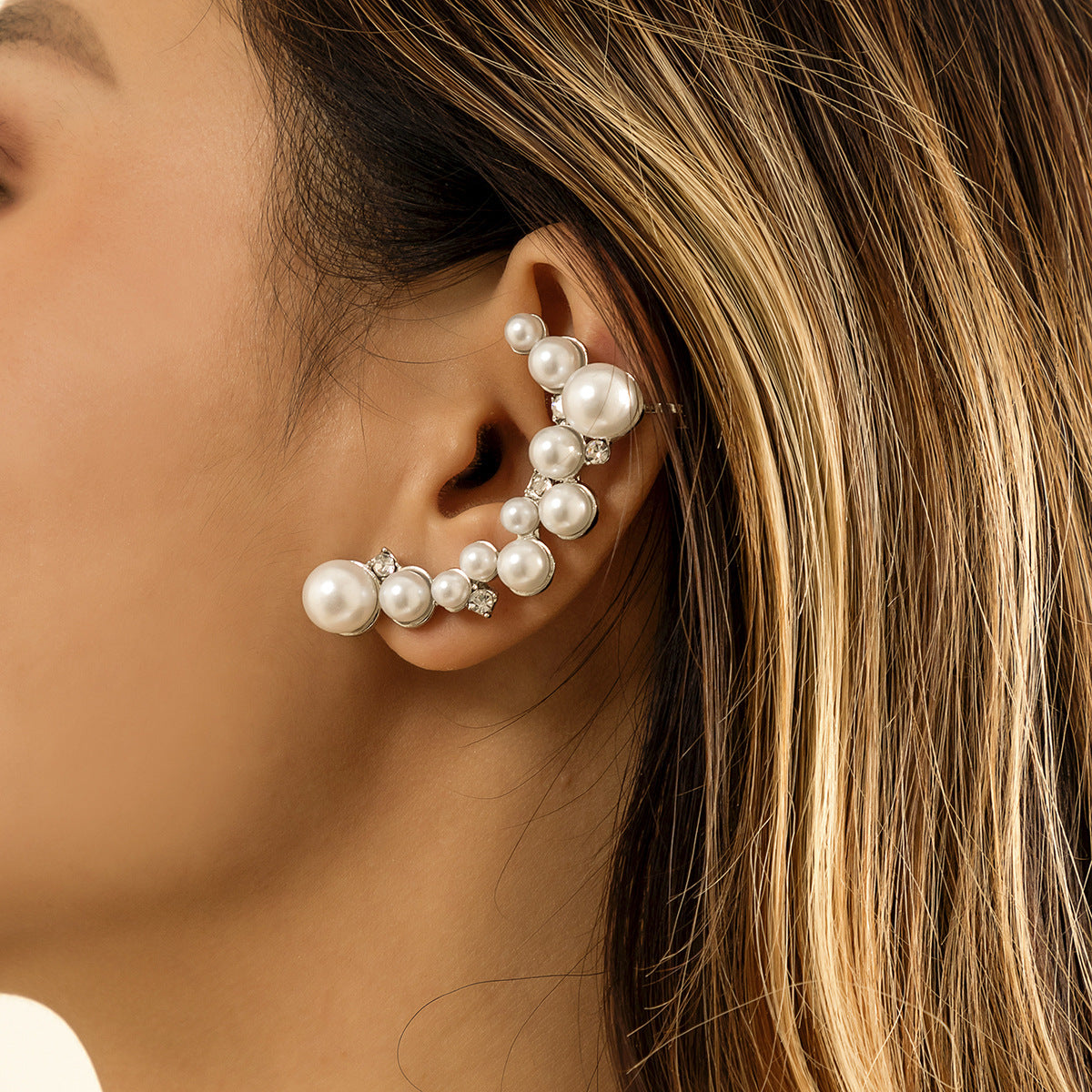 Simple Pearl Auricle French Temperament Ear Clip – Gift Ideas — 1