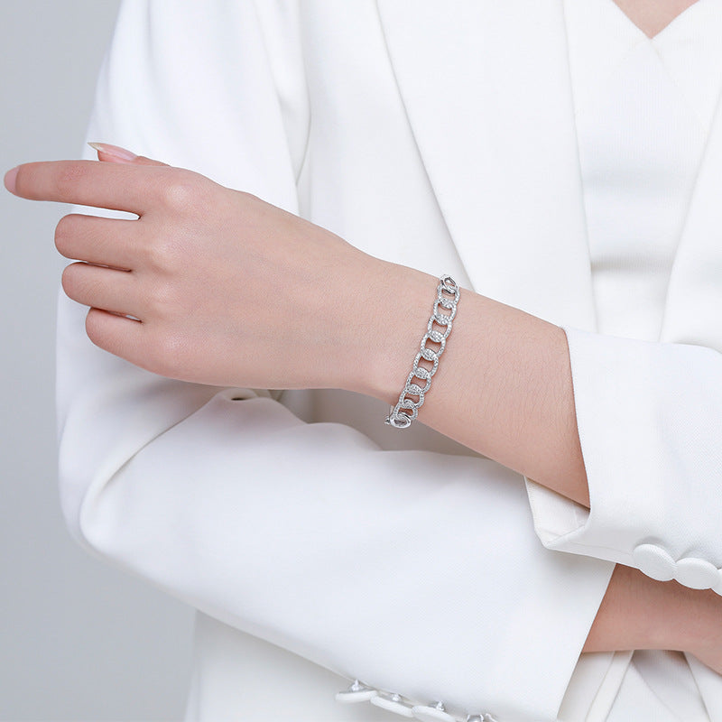 S925 Silver Necklace Bar Bracelet For Women – Jewelry Gift Ideas — 1