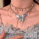 Butterfly-drip-glaze Bead Necklace Niche Design – Jewelry Gift Ideas — 14