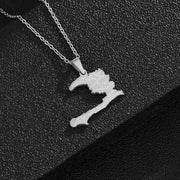 Fashion Personalized Map Pendant Necklace – Jewelry Gift Ideas — 5
