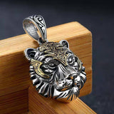 Tiger Head Pendant Men's Personalized Necklace – Jewelry Gift Ideas — 6