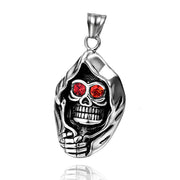 Skull Head Pendant Stainless Steel Ornament Men's – Jewelry Gift Ideas — 4