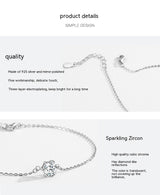 S925 Sterling Silver Six-claw Single Diamond – Jewelry Gift Ideas — 4