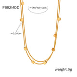 Women's Versatile Double-layer Clavicle Chain – Gifts for Her — 4