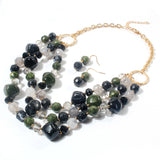 Exaggerated Resin Multilayer Collarbone Necklace – Jewelry Gift Ideas — 9