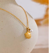 Shell Rhinestone Pearl Necklace Jewelry – Jewelry Gift Ideas — 4