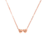 Engraved Stainless Steel Necklace Heart-shaped – Jewelry Gift Ideas — 3