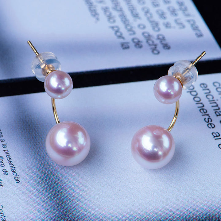 Women's Tiangong Pearl Round Earrings – Gifts for Her — 1