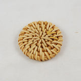 Vintage Straw Rattan Earrings Geometric Ring – Practical Gifts — 4