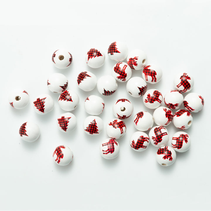 Christmas Colorful Tassel Wood Beads – Stylish Gifts — 1