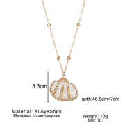 Conch Beads Necklace Natural Shell Phnom Penh – Jewelry Gift Ideas — 12