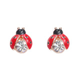 Japanese And Korean Retro Cute Fashion LADYBIRD Stud – Stylish Gifts — 8