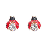 Japanese And Korean Retro Cute Fashion LADYBIRD Stud – Stylish Gifts — 8