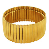 Stainless Steel Stretch Strap Retro Metal – Jewelry Gift Ideas — 18