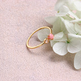 Small Shaped Queen Shell Crystal Ring – Thoughtful Gifts — 5