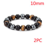 Tiger Eye Stone Bracelet Natural Stone Bracelet – Jewelry Gift Ideas — 12