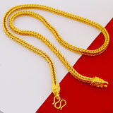 18K Gold Plated Faucet Fox Tail Necklace Men's – Jewelry Gift Ideas — 5