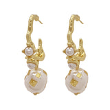 Women's Pearl Pendant C Earrings – Jewelry Gift Ideas — 3
