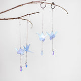 Colorful Thousand Paper Crane Earrings – Thoughtful Gifts — 3