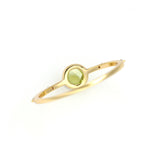 Round Peridot Simple Women's Ring – Gifts for Her — 4