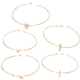 Simple Diamond Studded Metal Rudder Arrow Love – Jewelry Gift Ideas — 3