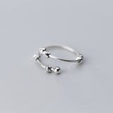 Female Personality Round Bead Double Index Finger – Jewelry Gift Ideas — 3