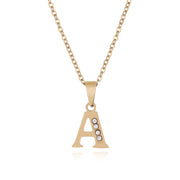 Diamond Necklace With English Letters – Jewelry Gift Ideas — 6