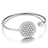 Women's Diamond-set Stainless Steel Alloy Hollow – Jewelry Gift Ideas — 4