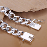 Fashion 10MM Square Button Side Necklace – Jewelry Gift Ideas — 3