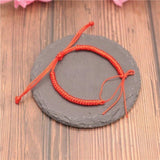 Male And Female Red Rope Couple Beads Threading DIY – Creative Gifts — 5