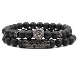 Suit Frosted Stone Stretch Bracelet – Jewelry Gift Ideas — 3