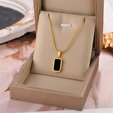 Black For Men White Shell Double-sided Pendant – Jewelry Gift Ideas — 6