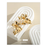 Metal Flower Earrings Petal Light Luxury High-grade – Gifts for Her — 6
