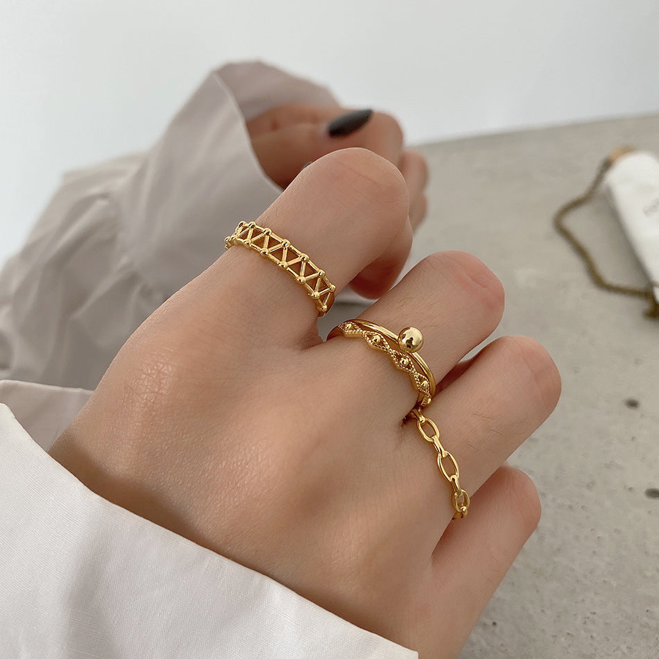 French Style Korean Style Jewelry Sterling Silver Ring – Stylish Gifts — 1