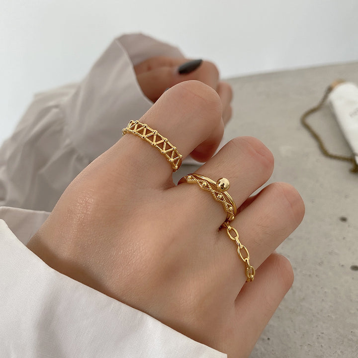 French Style Korean Style Jewelry Sterling Silver Ring – Stylish Gifts — 1
