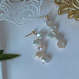Natural Aurora Petal Baroque Pearl Earrings – Stylish Gifts — 4