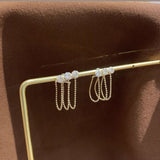 Trendy Women's Niche High-end Silver Tassel Earrings – Gifts for Her — 5