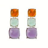 Geometric Candy Clavicle Necklace And Earrings – Jewelry Gift Ideas — 8