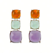 Geometric Candy Clavicle Necklace And Earrings – Jewelry Gift Ideas — 8