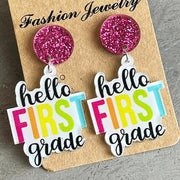 Teacher Earrings Colorful Simple Earrings For School – Gifts for Kids — 18