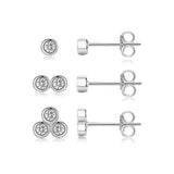 Fashion Pentagram Diamond Stud Earrings – Stylish Gifts — 9