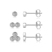 Fashion Pentagram Diamond Stud Earrings – Stylish Gifts — 9