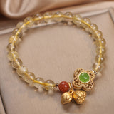 Ethnic Style Two-piece Flower Pendant Natural – Jewelry Gift Ideas — 9