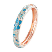 Blue Vintage Carved Flower Bracelet – Jewelry Gift Ideas — 10